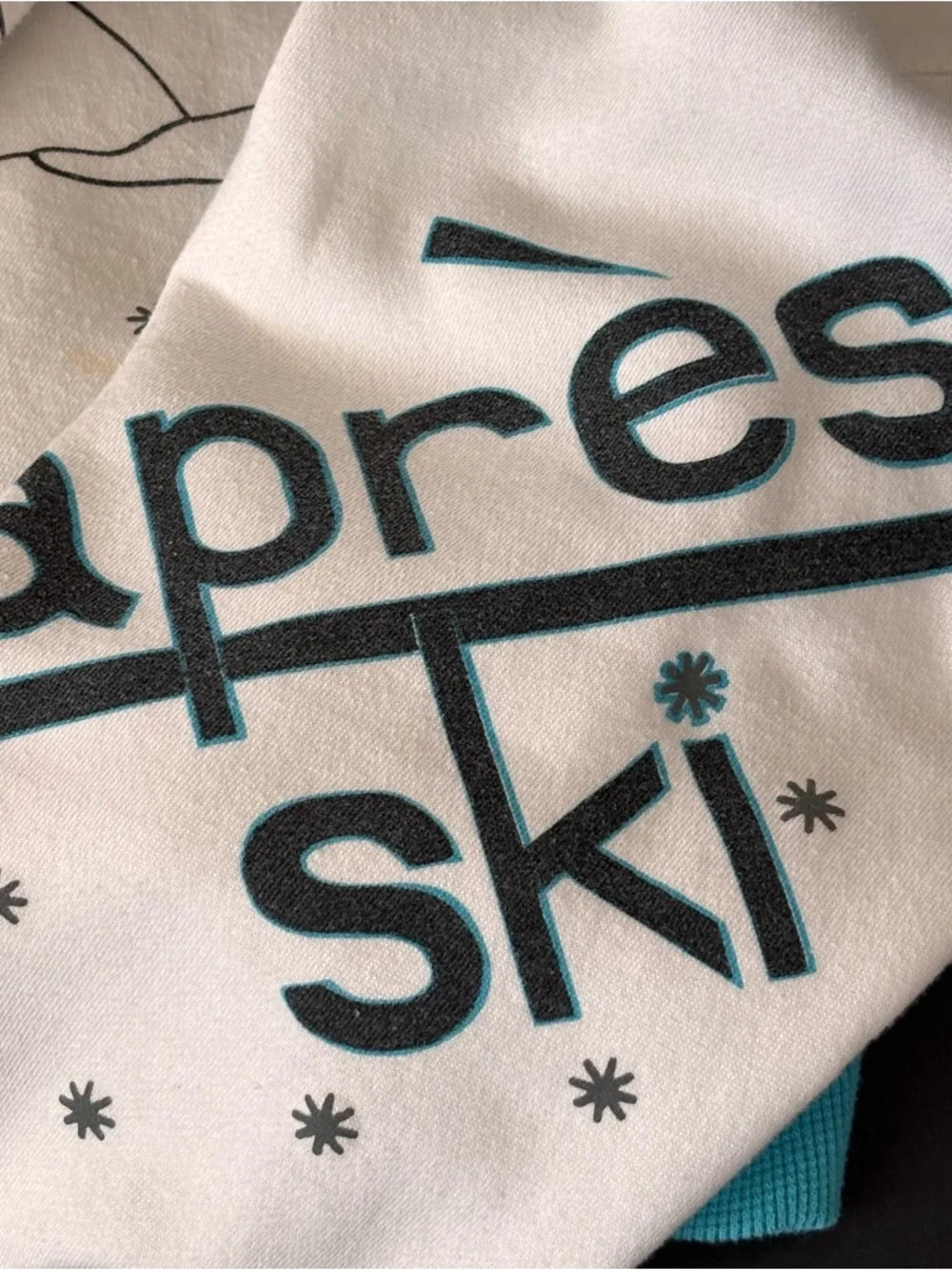 Vintage 90’s Christopher A Apres Ski Women’s Sweatshirt Sz L - Picture 6 of 8